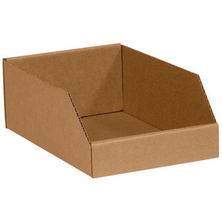 Bsc Preferred 10 x 12 x 4-1/2'' Kraft Bin Boxes, 25PK BUY00087621